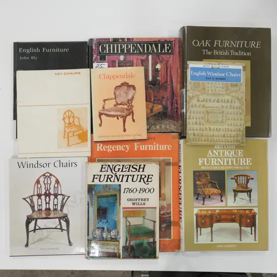 TEN PUBLICATIONS: ENGLISH FURNITURE
